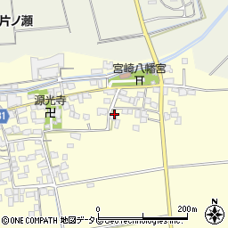 福岡県久留米市大橋町蜷川1095周辺の地図