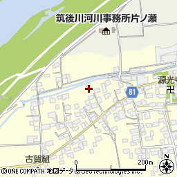 福岡県久留米市大橋町蜷川1500周辺の地図