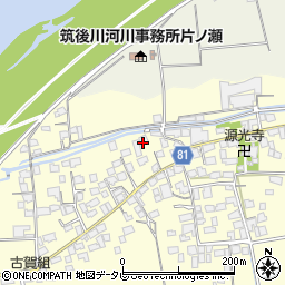 福岡県久留米市大橋町蜷川1515周辺の地図