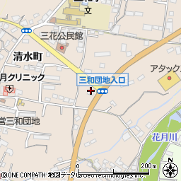 大分県日田市清水町979-5周辺の地図