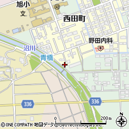 佐賀県鳥栖市西田町267周辺の地図