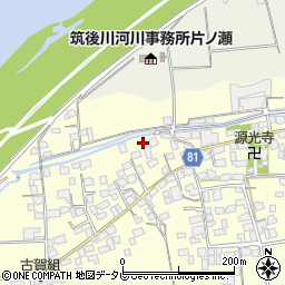 福岡県久留米市大橋町蜷川1527周辺の地図