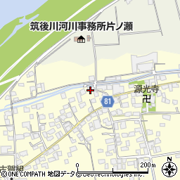 福岡県久留米市大橋町蜷川1525周辺の地図