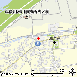 福岡県久留米市大橋町蜷川990周辺の地図