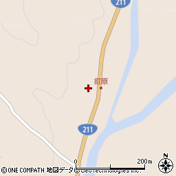 大分県日田市夜明上町764-1周辺の地図