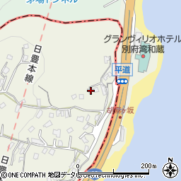 大分県別府市平道976-3周辺の地図