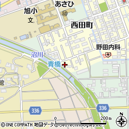 佐賀県鳥栖市西田町261周辺の地図