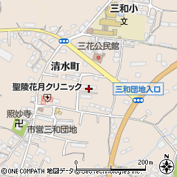 大分県日田市清水町938-7周辺の地図