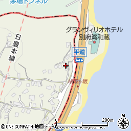 大分県別府市平道978周辺の地図