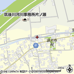 福岡県久留米市大橋町蜷川983周辺の地図