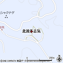 佐賀県唐津市北波多志気周辺の地図