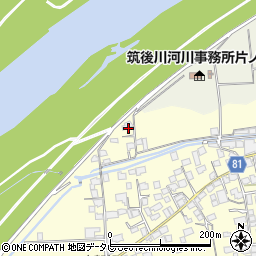 福岡県久留米市大橋町蜷川930周辺の地図