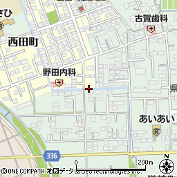佐賀県鳥栖市西田町226周辺の地図
