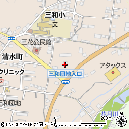 大分県日田市清水町971周辺の地図