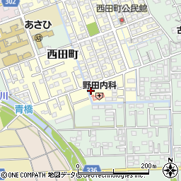 佐賀県鳥栖市西田町211周辺の地図