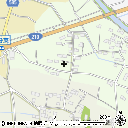 福岡県久留米市田主丸町秋成1403周辺の地図