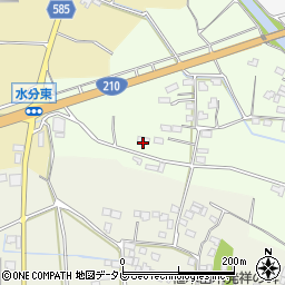 福岡県久留米市田主丸町秋成1401-1周辺の地図