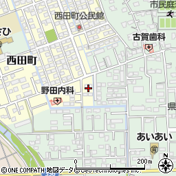 佐賀県鳥栖市西田町223周辺の地図