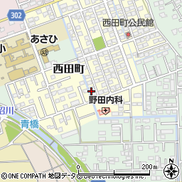 佐賀県鳥栖市西田町143周辺の地図