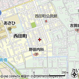 佐賀県鳥栖市西田町170周辺の地図