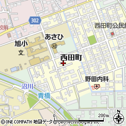 佐賀県鳥栖市西田町243周辺の地図