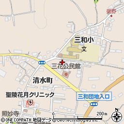 大分県日田市清水町950-2周辺の地図