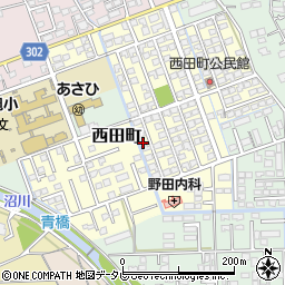 佐賀県鳥栖市西田町140周辺の地図