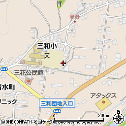 大分県日田市清水町962周辺の地図
