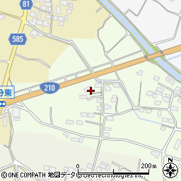 福岡県久留米市田主丸町秋成1387周辺の地図