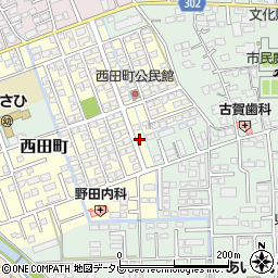 佐賀県鳥栖市西田町183周辺の地図