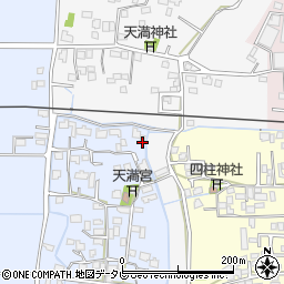 福岡県久留米市北野町仁王丸298周辺の地図