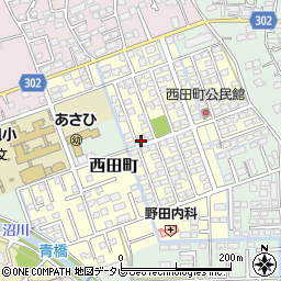 佐賀県鳥栖市西田町39周辺の地図