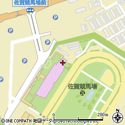 佐賀競馬場佐賀県保安協会駐在員室周辺の地図