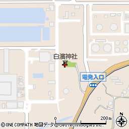 白濱神社周辺の地図