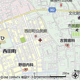 佐賀県鳥栖市西田町188周辺の地図