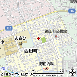 佐賀県鳥栖市西田町46周辺の地図