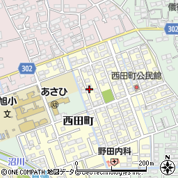 佐賀県鳥栖市西田町36周辺の地図