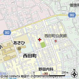 佐賀県鳥栖市西田町55周辺の地図
