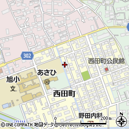 佐賀県鳥栖市西田町29周辺の地図