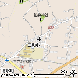 大分県日田市清水町1047-3周辺の地図