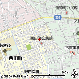 佐賀県鳥栖市西田町96周辺の地図