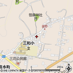 大分県日田市清水町1047-7周辺の地図