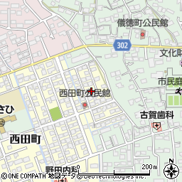 佐賀県鳥栖市西田町114-1周辺の地図