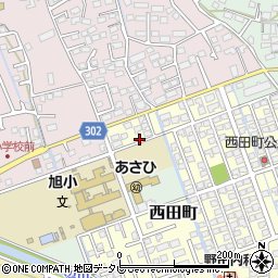 佐賀県鳥栖市西田町10周辺の地図