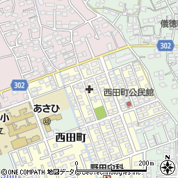 佐賀県鳥栖市西田町53周辺の地図