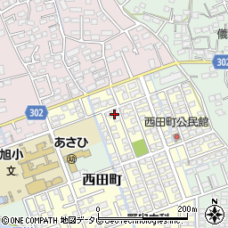 佐賀県鳥栖市西田町40周辺の地図