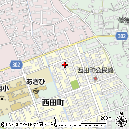 佐賀県鳥栖市西田町52周辺の地図