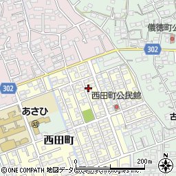 佐賀県鳥栖市西田町67周辺の地図