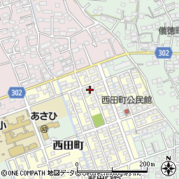 佐賀県鳥栖市西田町59周辺の地図
