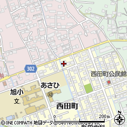佐賀県鳥栖市西田町23周辺の地図